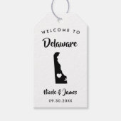 Delaware bruiloft welkomsttas Labels, Cadeaulabel (Voorkant)