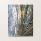 Delaware Canal. kerstcadeautjes Legpuzzel (Verticaal)