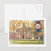 Delaware Capitol met zegel Briefkaart (Voorkant / Achterkant)