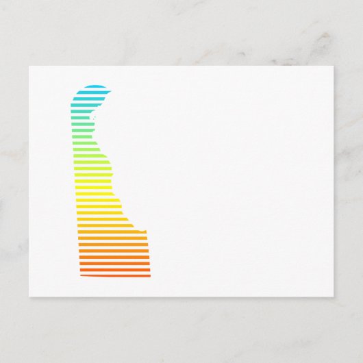 delaware chill fade briefkaart (Voorkant)