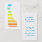 delaware chill fade visitekaartje (Voorkant / Achterkant)