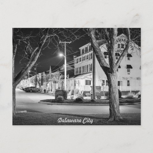 Delaware City. Briefkaart (Voorkant)