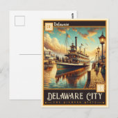Delaware City, Delaware |  Briefkaart (Voorkant / Achterkant)
