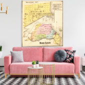 Delaware City, Red Lion Canvas Afdruk (Insitu (Woonkamer))