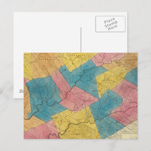 Delaware County Briefkaart (Voorkant / Achterkant)