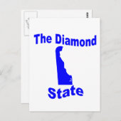 Delaware: De diamanstaat Briefkaart (Voorkant / Achterkant)