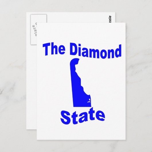 Delaware: De diamanstaat Briefkaart (Voorkant / Achterkant)