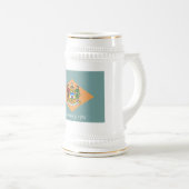 Delaware De Diamant US Staatsvlag Bierpul (Voorkant rechts)