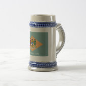 Delaware De Diamant US Staatsvlag Bierpul (Voorkant rechts)