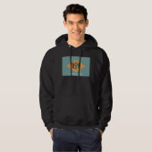 Delaware De Diamant US Staatsvlag Hoodie (Voorkant volledig)