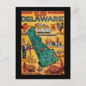 Delaware de diamantstaat briefkaart (Voorkant)