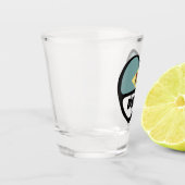 Delaware, DE-staatsvlag in hart, warm glas (Links)