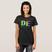 Delaware De Tie Dye T-shirt (Voorkant volledig)