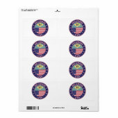 Delaware, Delaware t-shirt, Delaware sticker (Full Sheet)