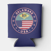 Delaware, Delaware t-shirt, Delaware sticker Blikjeskoeler (Voorkant)