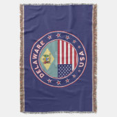 Delaware, Delaware t-shirt, Delaware sticker Deken (Voorkant Verticaal)