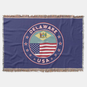 Delaware, Delaware t-shirt, Delaware sticker Deken