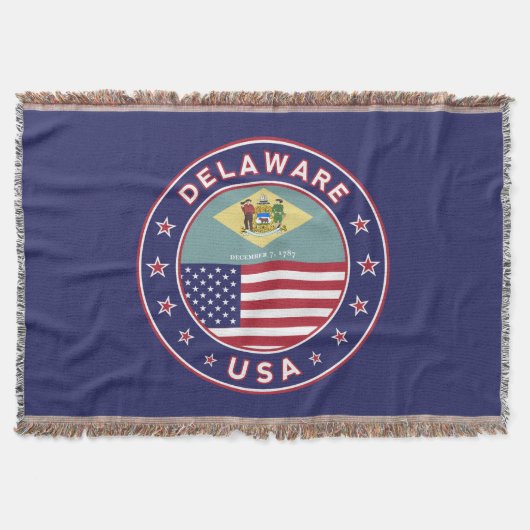 Delaware, Delaware t-shirt, Delaware sticker Deken (Voorkant)