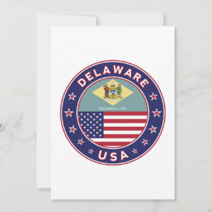 Delaware, Delaware t-shirt, Delaware sticker Kaart