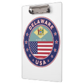 Delaware, Delaware t-shirt, Delaware sticker Klembord (Links)