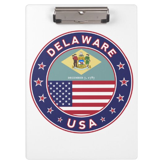 Delaware, Delaware t-shirt, Delaware sticker Klembord (Voorkant)