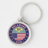 Delaware, Delaware t-shirt, Delaware sticker Sleutelhanger (Voorkant)