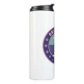Delaware, Delaware t-shirt, Delaware sticker Thermosbeker (Gedraaid links)