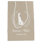 Delaware Destination Wedding Family Reunion Favor Medium Cadeauzakje (Voorkant)
