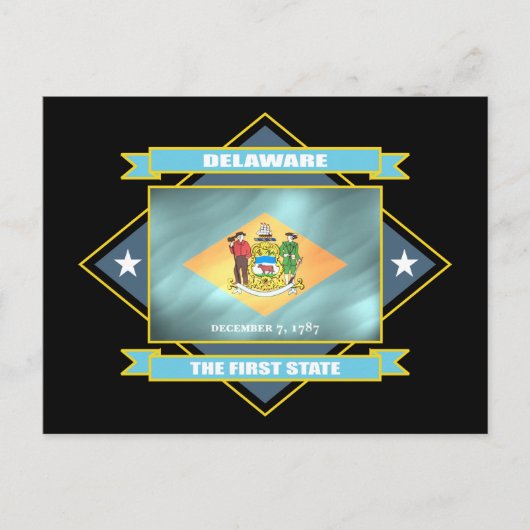 Delaware Diamond Briefkaart (Voorkant)