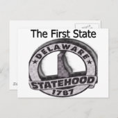 Delaware Eerste Staat Briefkaart (Voorkant / Achterkant)