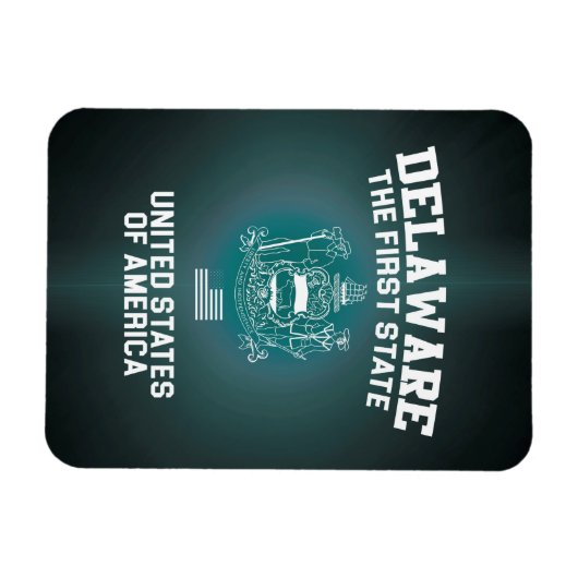 Delaware Eerste Staat Magneet (Horizontaal)