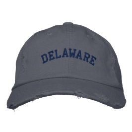 Delaware Embroided Distress Pet Scotland Blue