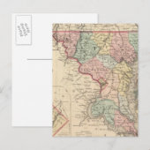 Delaware en Maryland Briefkaart (Voorkant / Achterkant)