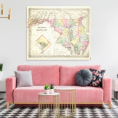 Delaware en Maryland met Columbia Canvas Afdruk (Insitu (Woonkamer))