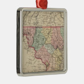 Delaware en Maryland Metalen Ornament (Rechts)