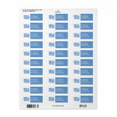 Delaware Etiket (Full Sheet)