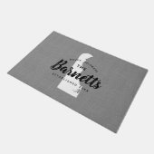 Delaware Familie Monogram Staat Doormat Deurmat (Schuin)