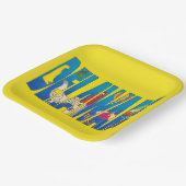 Delaware Feest Papier Bord (Gebogen)