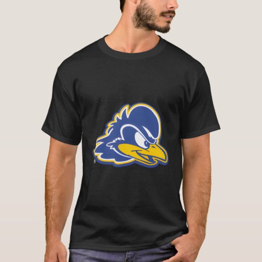 Delaware Fightin' Blue Hens Links Borst Icoon Team T-shirt (Voorkant)