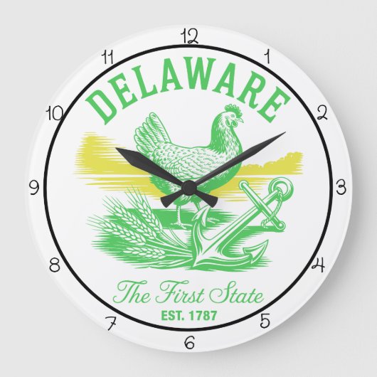 Delaware First State Grote Klok (Voorkant)