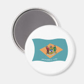 Delaware Flag Magnet (Voorkant / Achterkant)