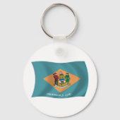 Delaware Flag Sleutelhanger (Voorkant)