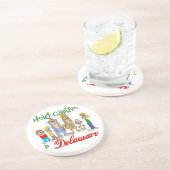 Delaware Funny Trailer Park Sandstone Onderzetter (Zijkant)