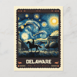 Delaware | Geïnspireerd door Vincent Van Gogh Briefkaart