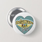 Delaware Girl Ronde Button 5,7 Cm (Voorkant /achterkant)