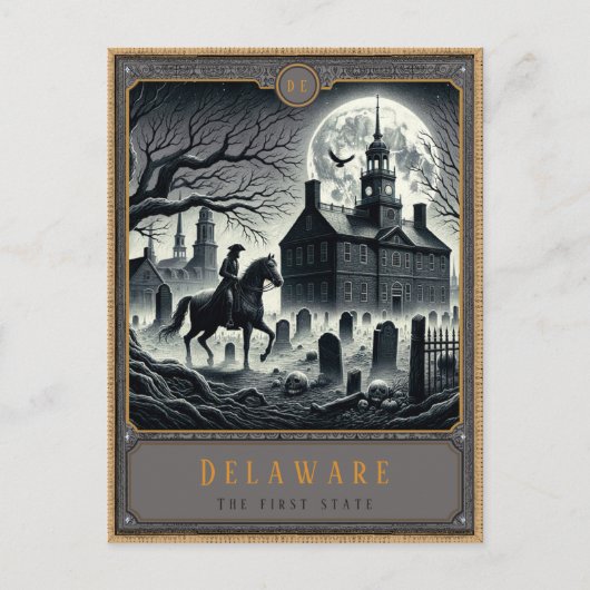 Delaware | Gotische kunst Briefkaart (Voorkant)