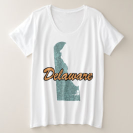 Delaware Grote Maat T-shirt