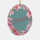 Delaware Hanukkah Keramisch Ornament (Rechts)