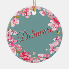 Delaware Hanukkah Keramisch Ornament