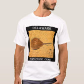 Delaware Hoefijzer Crab T-shirt (Voorkant)